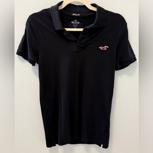 Hollister Black Polo Shirt Classic Style